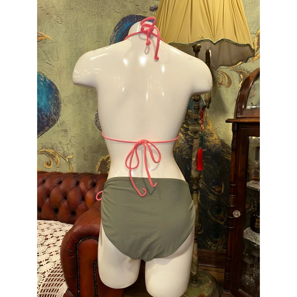 Xhilaration Bikini Women's XL Green and Pink